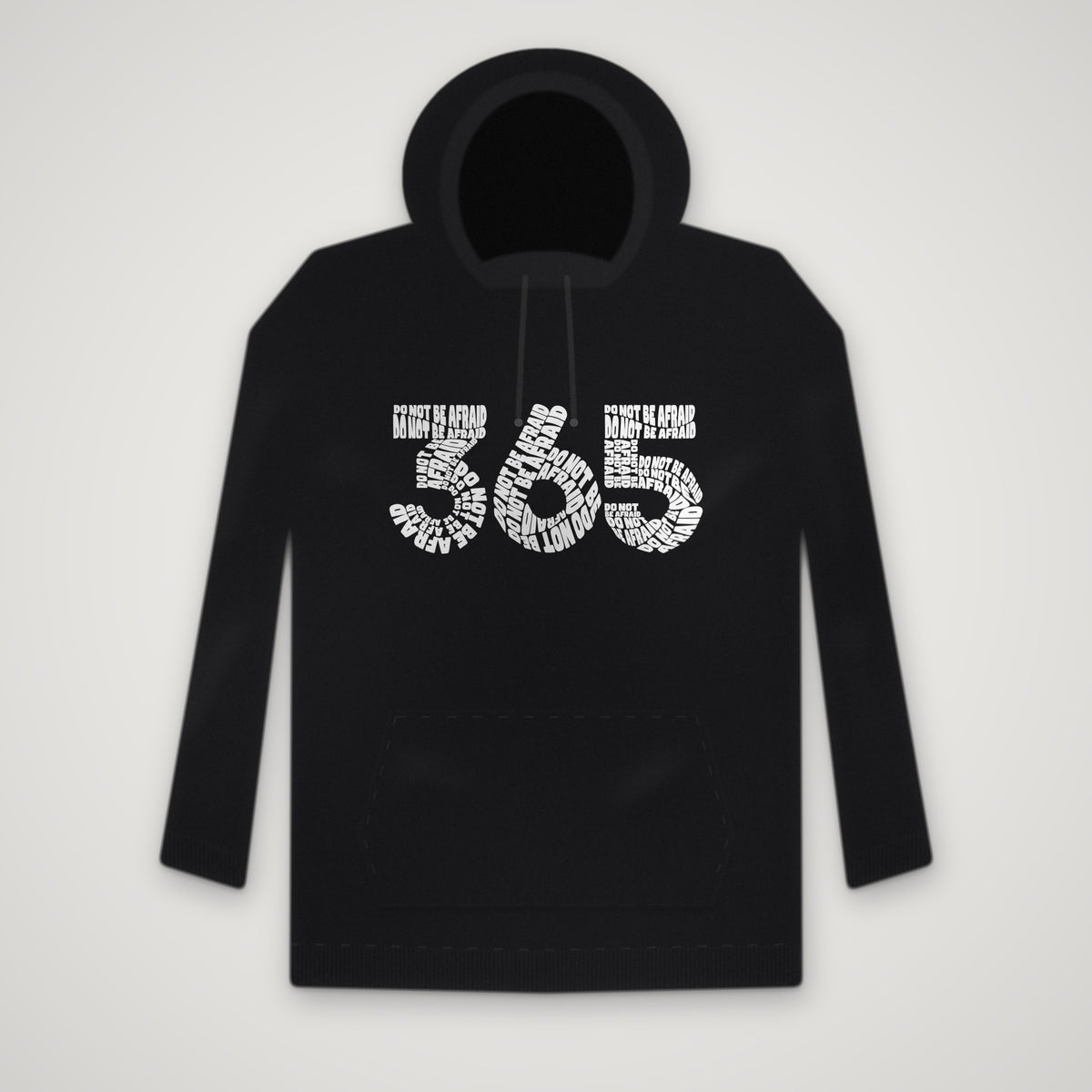 365 Days Unafraid β Hoodie β Black