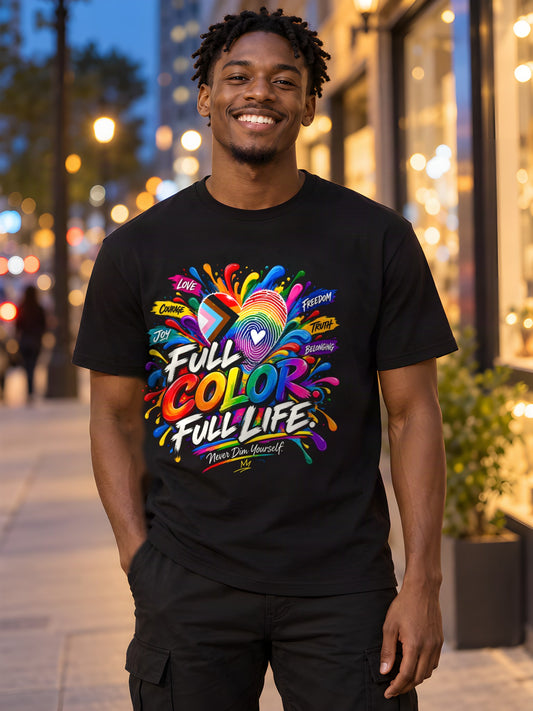 Live In Full Color worn by a model