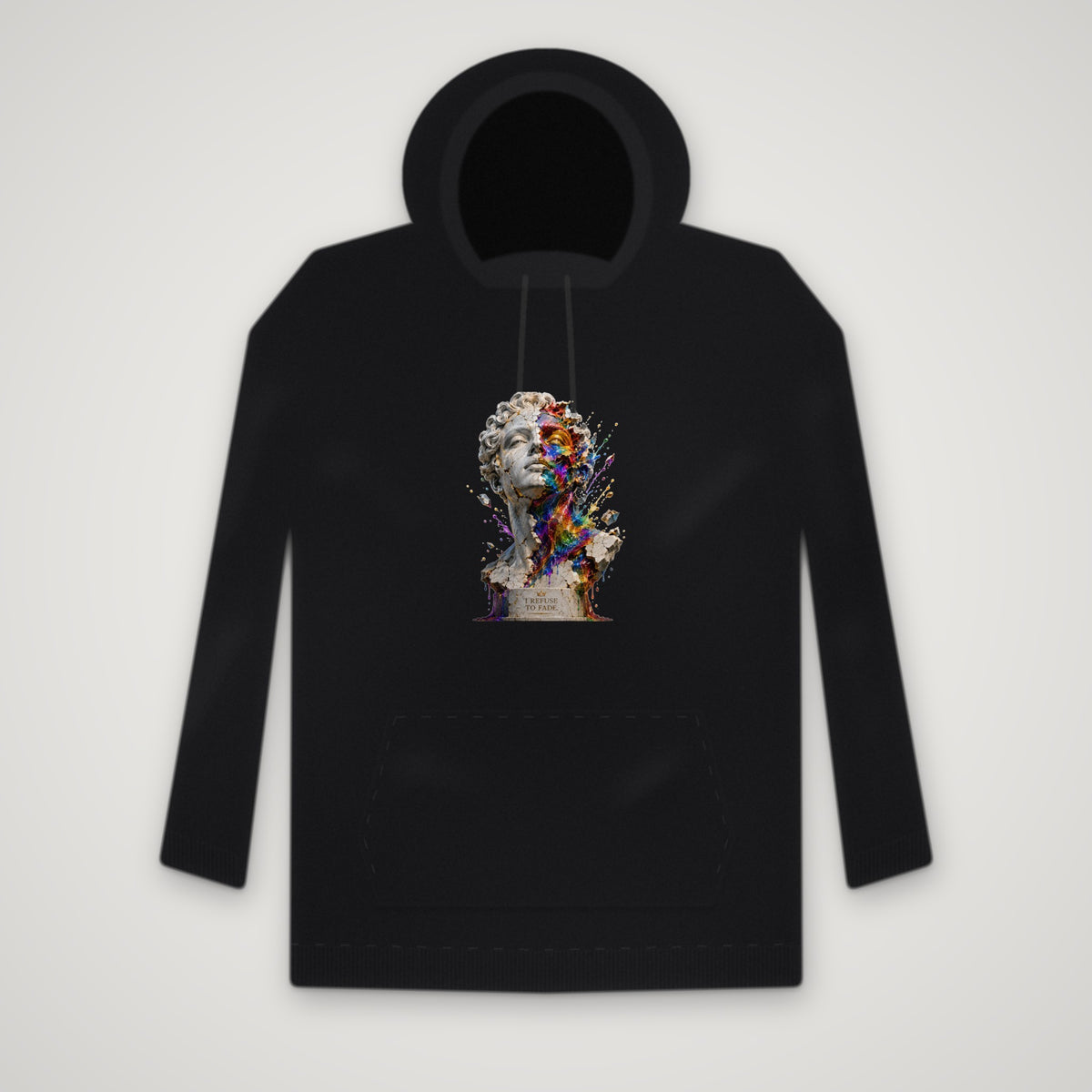 Live By Color, Never Fade β Hoodie β Black