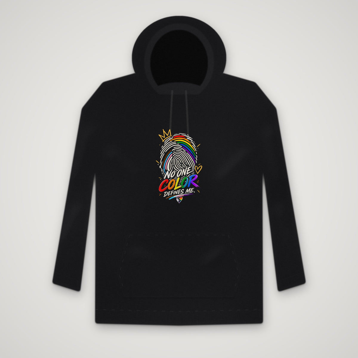 Undefined By One Color β Hoodie β Black