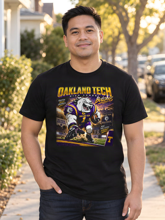 Oakland Tech Bulldogs: Big Game worn by a model