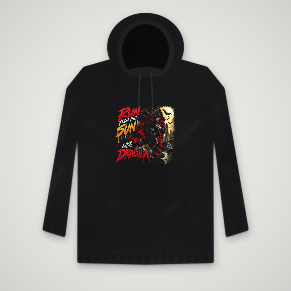 Run From the Sun β Hoodie β Black