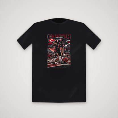 Clinton Arrows: Game Day – Tee – Black