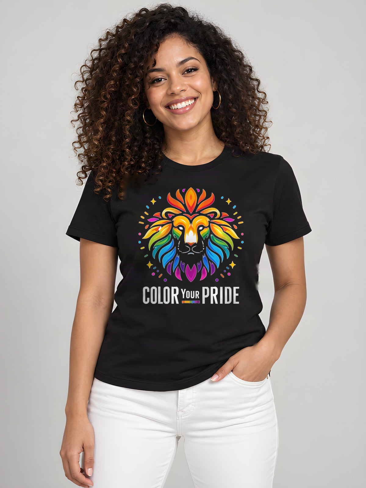 Color Your Pride worn by a model