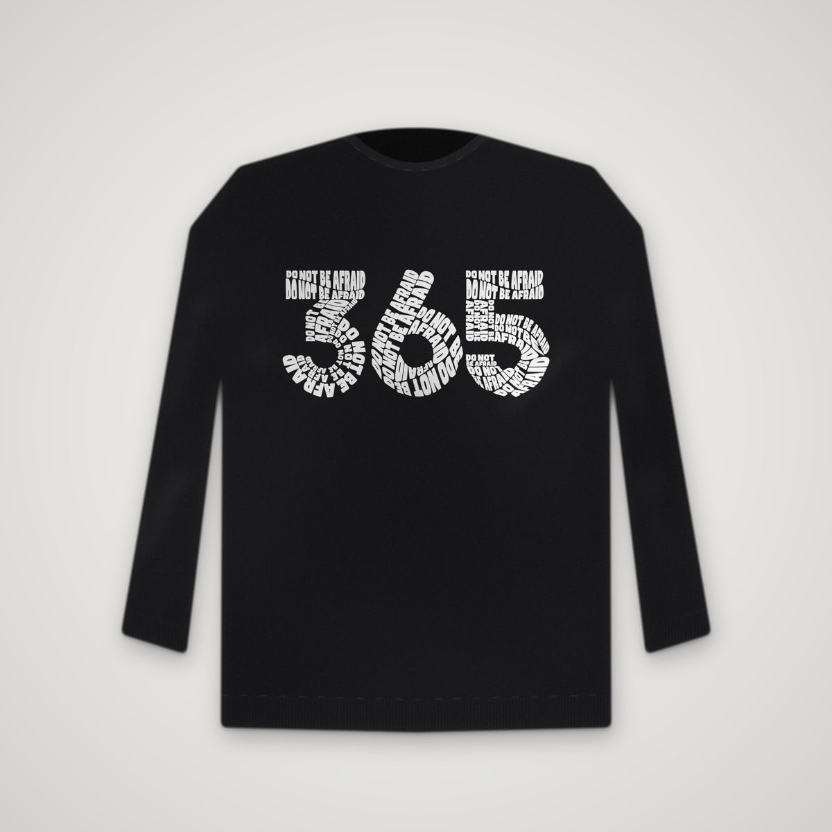 365 Days Unafraid – Crewneck – Black