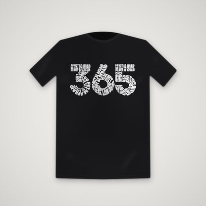 365 Days Unafraid – Tee – Black