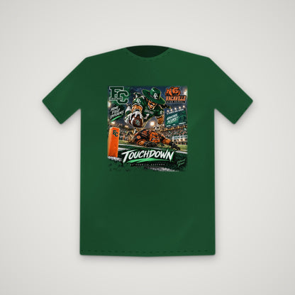 El Cerrito Gauchos: Touchdown – Tee – Forest Green