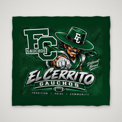 El Cerrito Gauchos Spirit Towel – Towel – Forest Green