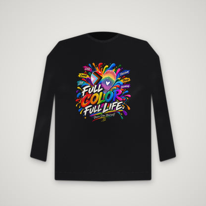 Live In Full Color – Crewneck – Black