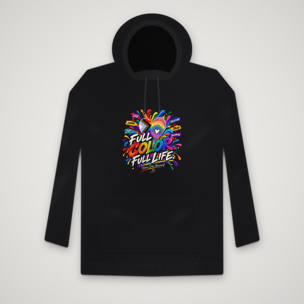 Live In Full Color – Hoodie – Black