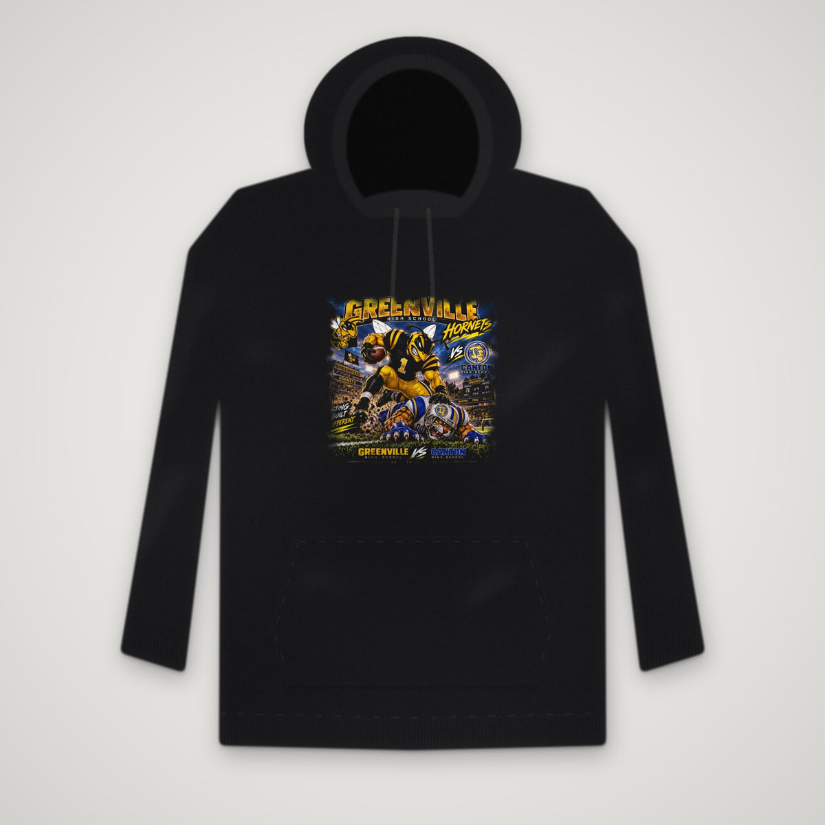 Greenville Hornets: Swarm Day – Hoodie – Black