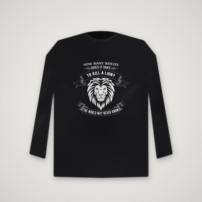 Live Like The Lion – Crewneck – Black