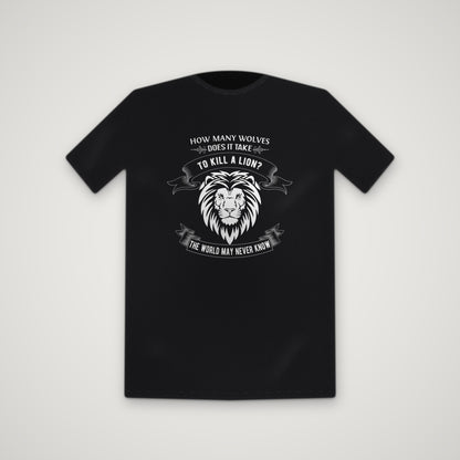 Live Like The Lion – Tee – Black