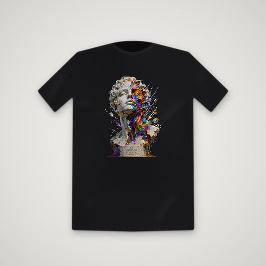 Live By Color, Never Fade – Tee – Black