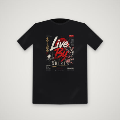 Live Like the Koi – Tee – Black