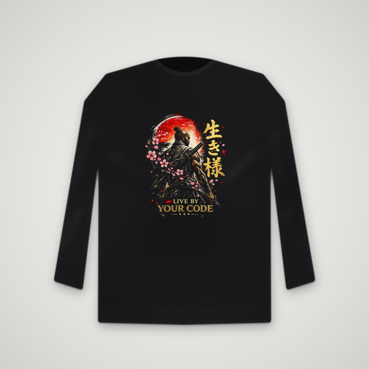 Live By The Blade – Crewneck – Black