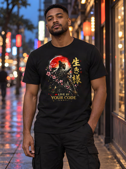 Live By The Blade worn by a model
