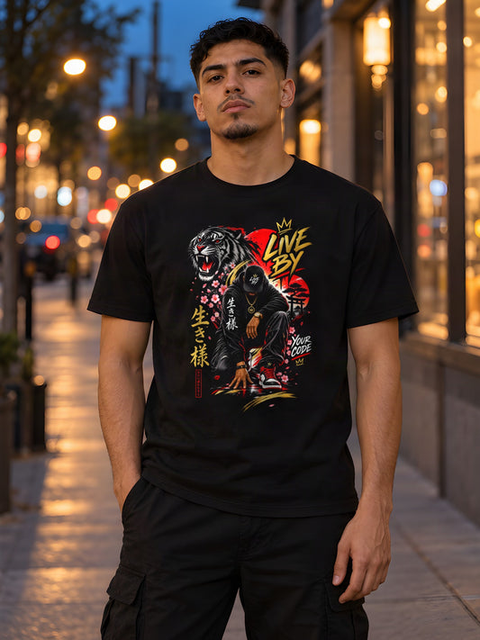 Live By The Claw worn by a model