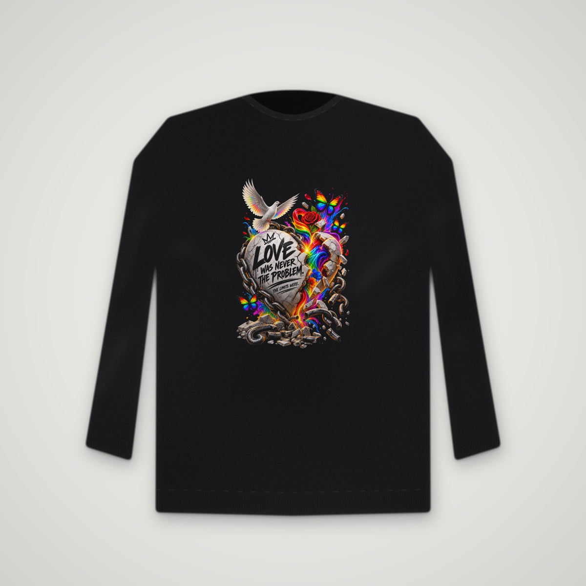 Live By Love – Crewneck – Black
