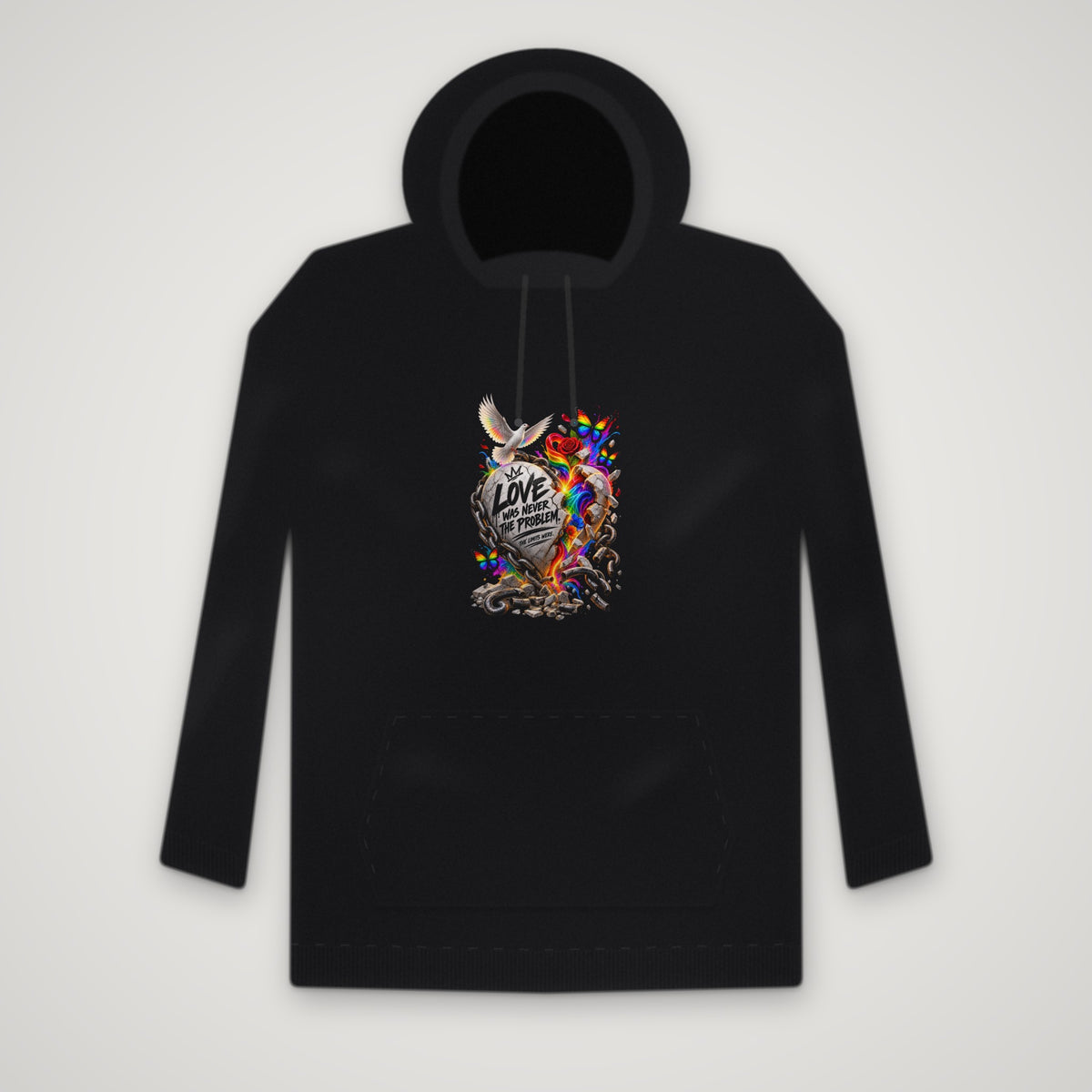 Live By Love – Hoodie – Black