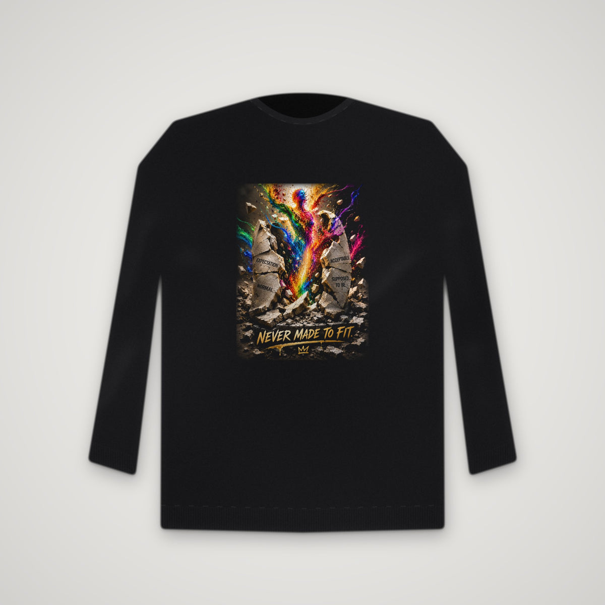 Built To Stand Out – Crewneck – Black
