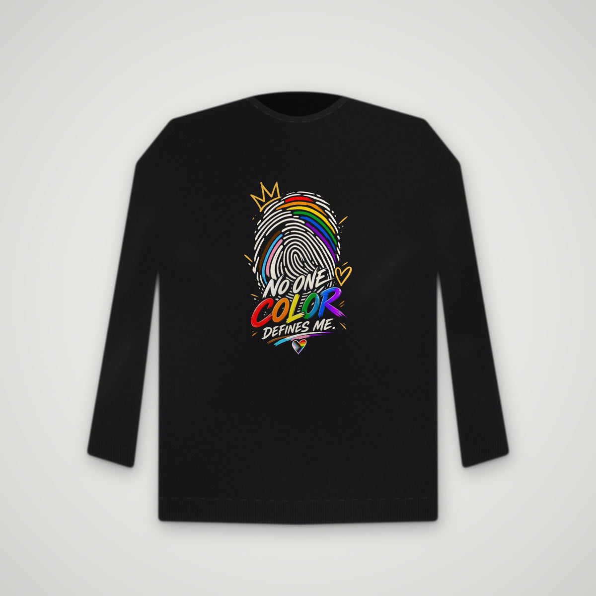 Undefined By One Color – Crewneck – Black