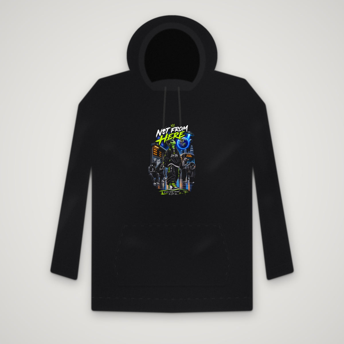 Live Out Of This World – Hoodie – Black