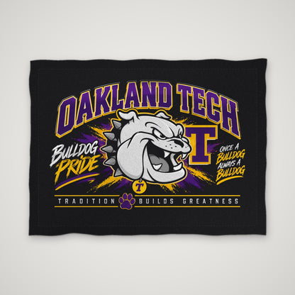 Oakland Tech Bulldog Pride Towel – Towel – Black