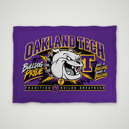 Oakland Tech Bulldog Pride Towel – Towel – Purple