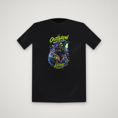 Bigger Than This Planet – Tee – Black