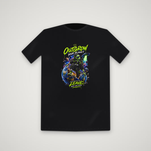 Bigger Than This Planet – Tee – Black