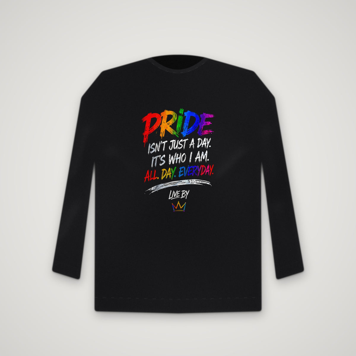 Pride Every Day – Crewneck – Black
