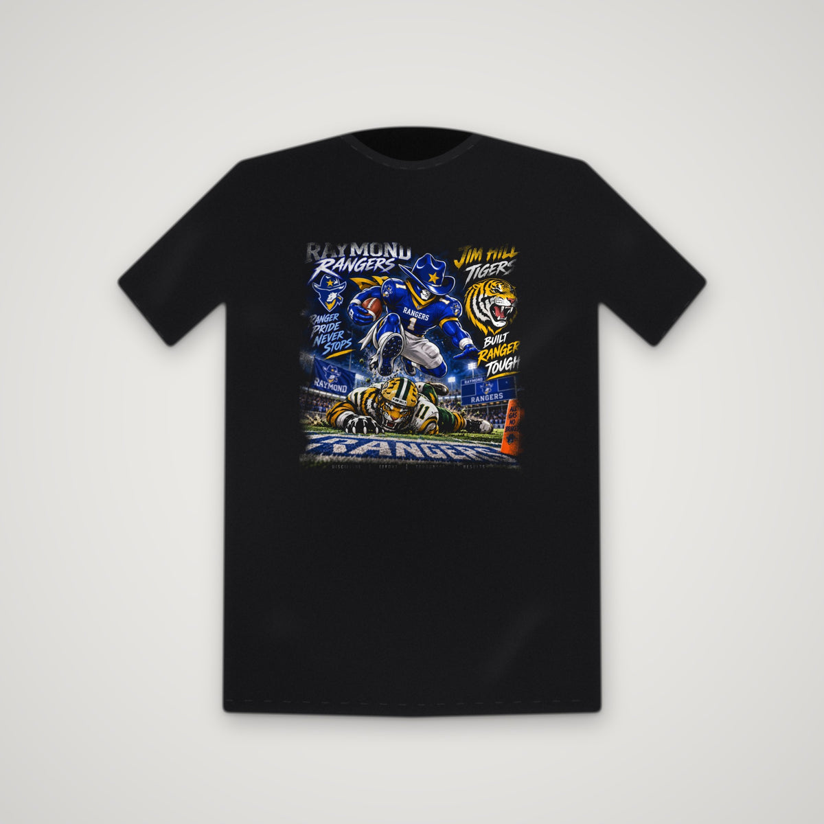 Raymond Rangers: Pride Never Stops – Tee – Black