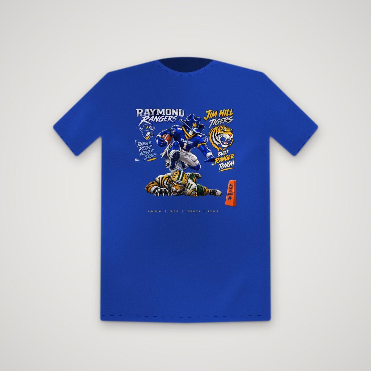 Raymond Rangers: Pride Never Stops – Tee – Royal Blue