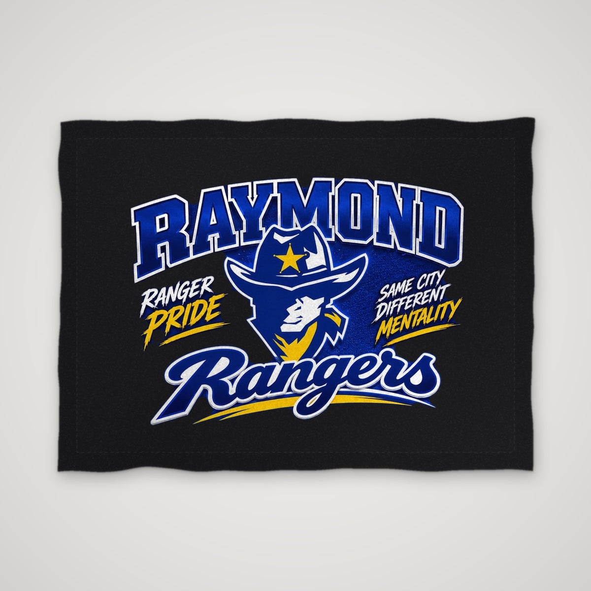 Raymond Rangers Spirit Towel – Towel – Black