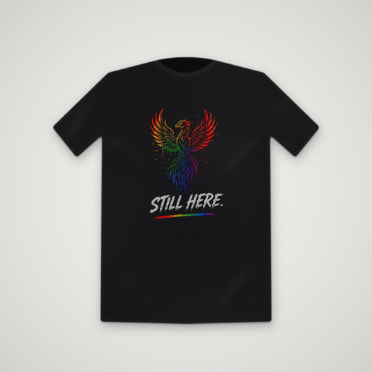 Rise. Still Here. – Tee – Black