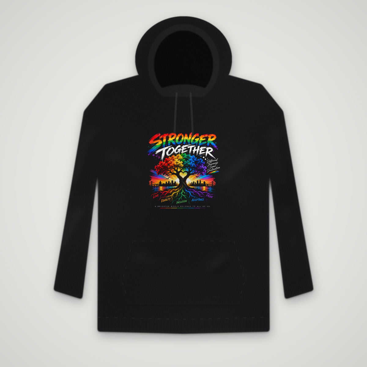 Live By Roots – Hoodie – Black