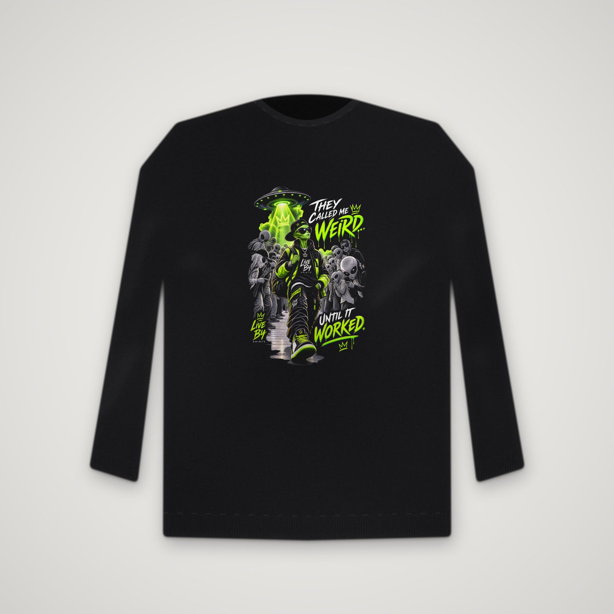 Weird Wins – Crewneck – Black