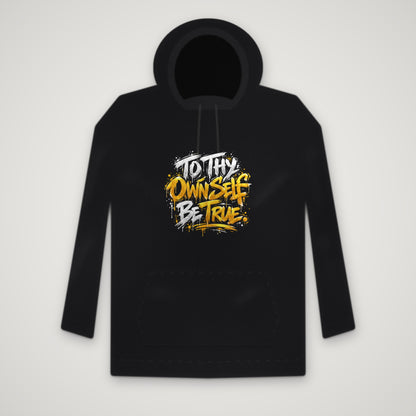 To Thy Own Self Be True – Hoodie – Black