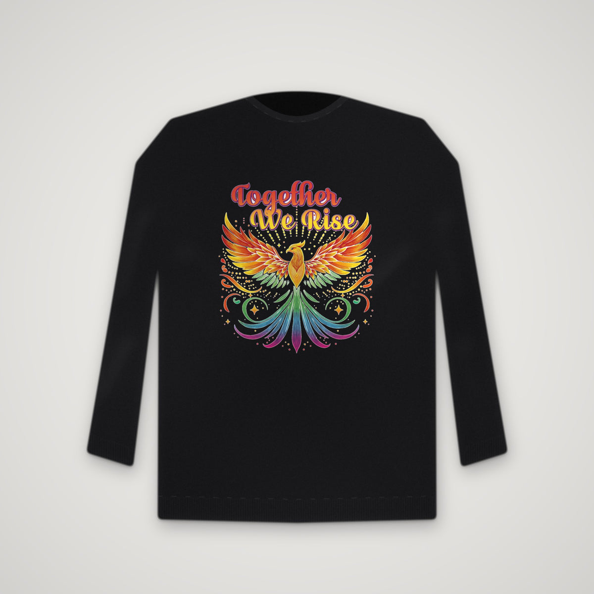 Rise Together – Crewneck – Black