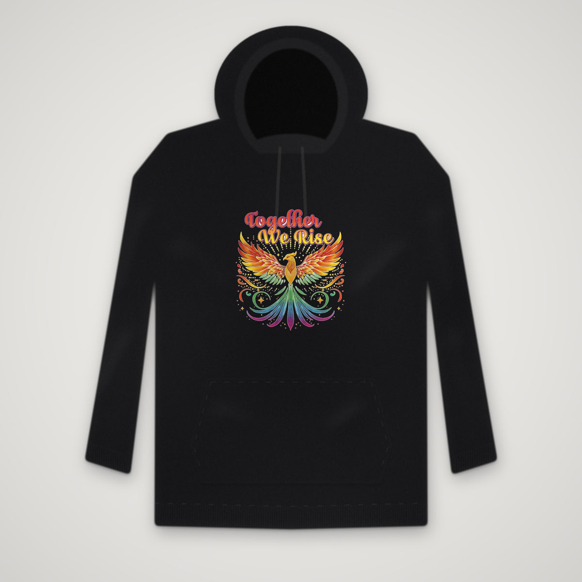 Rise Together – Hoodie – Black