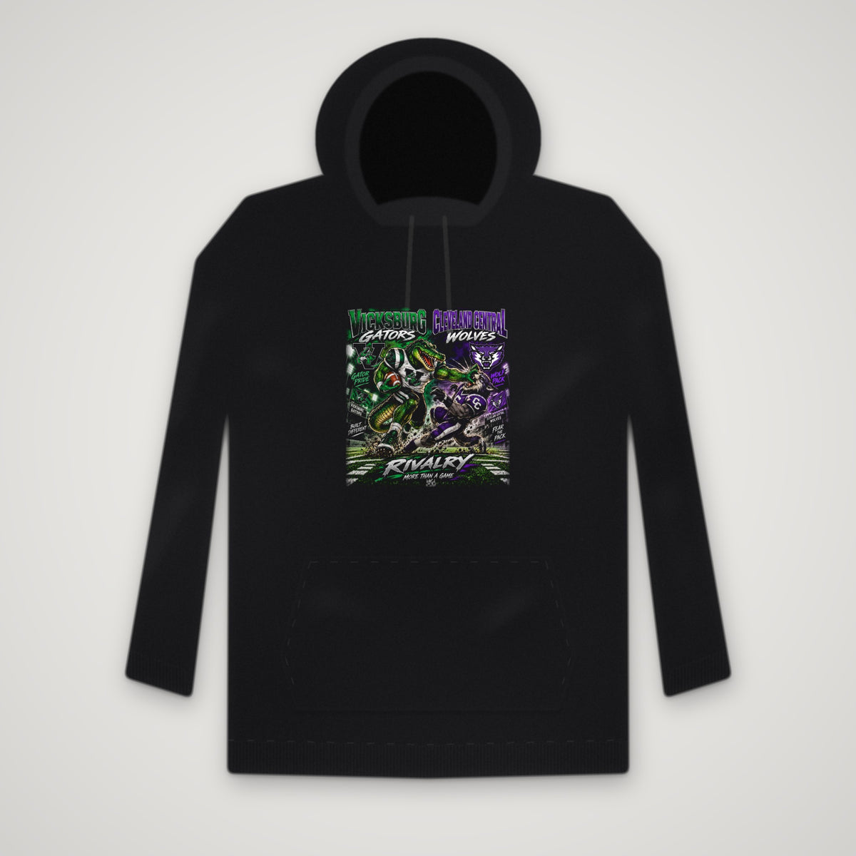 Vicksburg Gators: Rivalry Week – Hoodie – Black