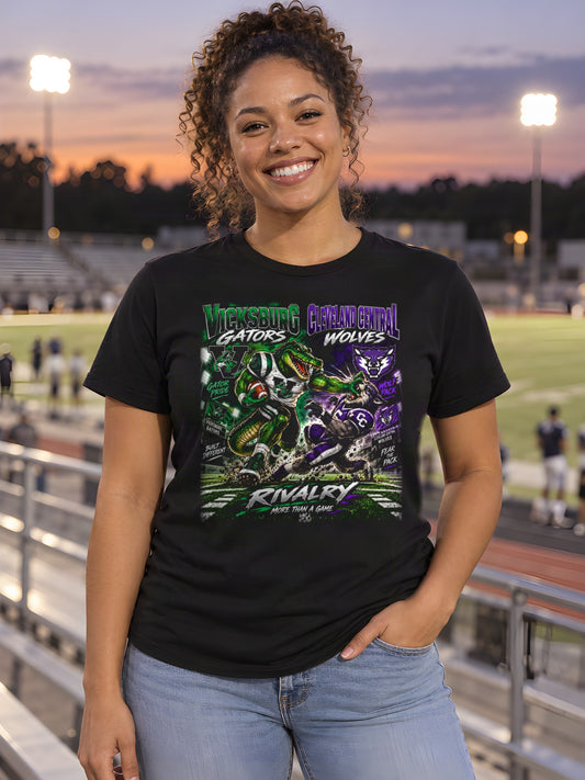 Vicksburg Gators: Rivalry Week worn by a model