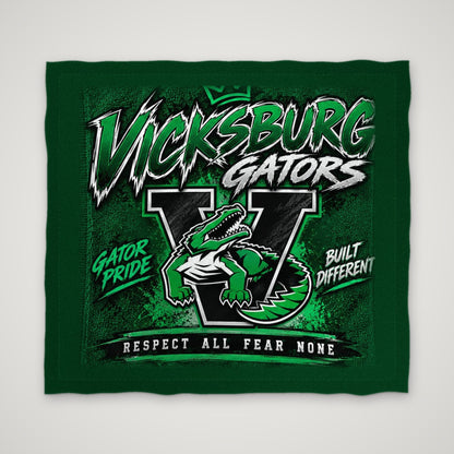 Vicksburg Gators Spirit Towel – Towel – Kelly Green