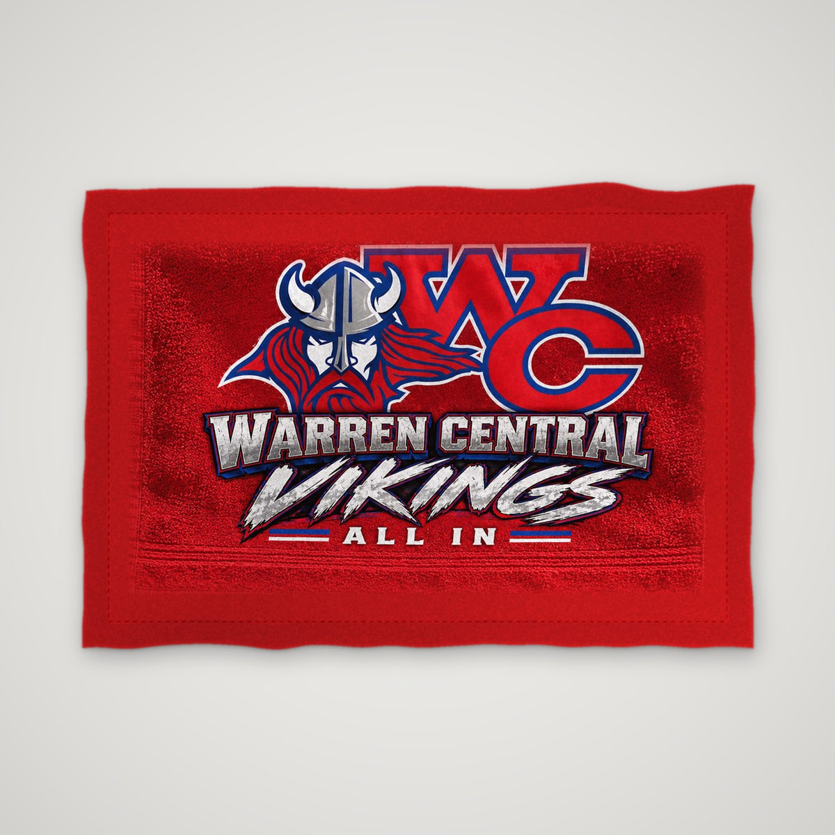 Warren Central Vikings Spirit Towel – Towel – Red