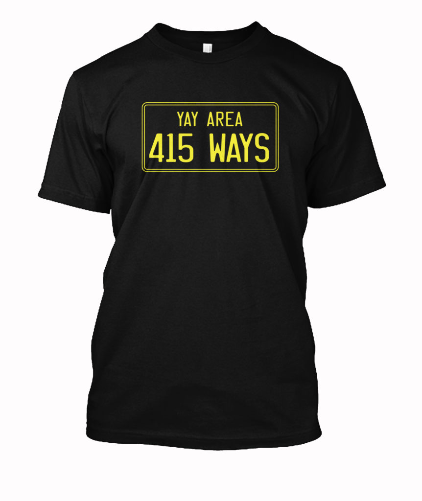 415 Area Code Tee LiveByShirts